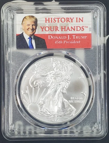 2017-P American Silver Eagle - 1 oz .999 Fine Silver - PCGS Graded MS 69