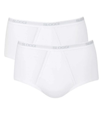 Sloggi Men Basic Maxi 2-Pack   White, Briefs