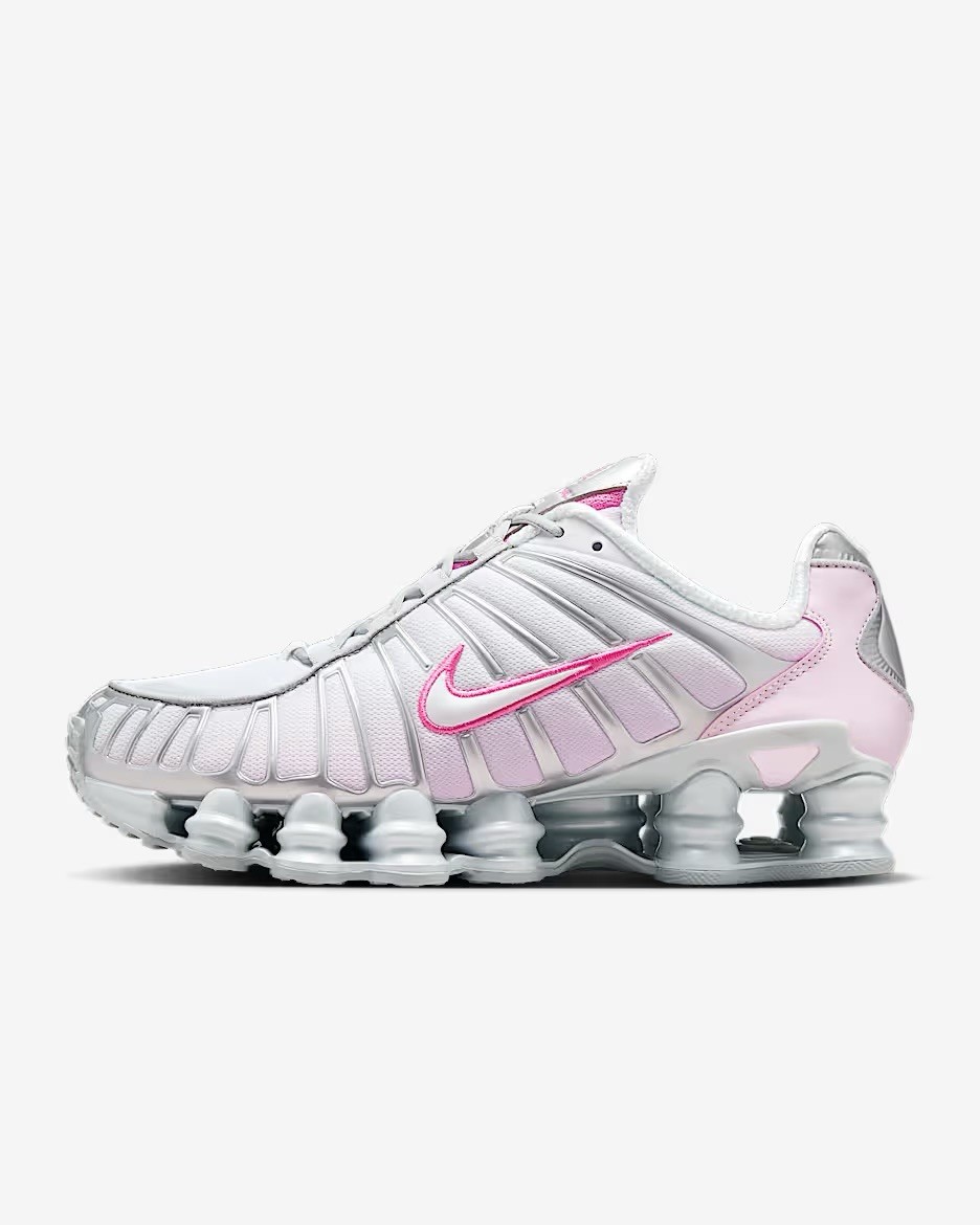 Nike Shox TL Metallic Platinum Pink Foam Women's Size 7 Pairs