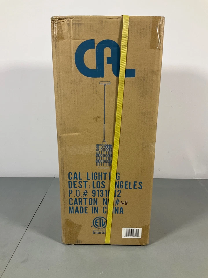 Cal Lighting Braccino FX-3643-1 Chained Glass Pendant - Image 2 of 3