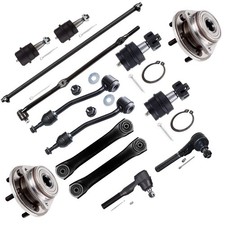 14pc Suspension Kit For Jeep Tj 2000-2006 Control Arms Ball Joints Tie Rods
