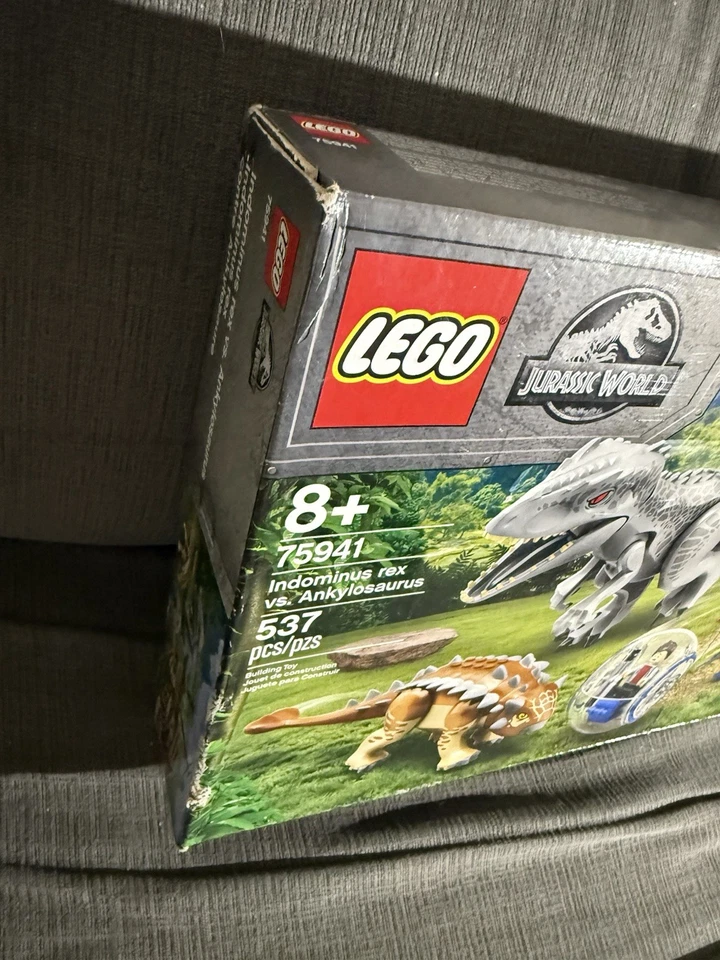 LEGO Jurassic World: Indominus Rex vs. Ankylosaurus (75941) Nuevo SELLADO de fábrica Foto 3 de 4