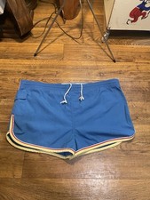 vintage Ocean Side swim shorts trunks short shorts size L 36-38 80s 1980s