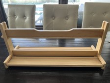 Ikea Mala Wooden Desktop Paper Roll Holder Dispenser