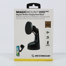 Scosche MagicMount Charge Pro Qi2 Fast Wireless Charging MagSafe Car Mount 15W