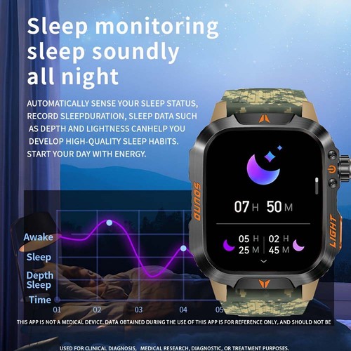 Reliable Waterproof Smartwatch with Accurate Sleep Monitoring for Daily Use USA - Picture 5 of 13