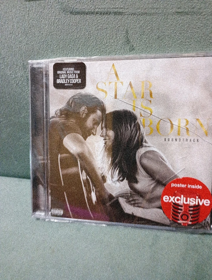 A Star Is Born Soundtrack CD 2018 Featuring Lady Gaga & Bradley Cooper Brand New Foto 3 de 4