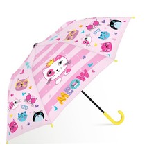 Umbrella Children Folding Umbrellas Easy Push/Pull for ,8 Rib Reinforced Cano...
