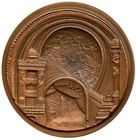 FRANCE LA COMEDIE FRANCAISE BRONZE NUMBERED MEDAL BY DUFRESNE 80MM 252G