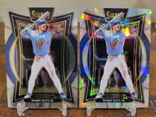 Bobby Witt Jr. CRACKED ICE SP 2025 Select Baseball + Base Kansas City Royals