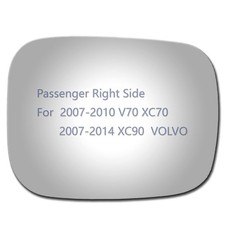 JZSUPER Side Mirror Glass fit for Volvo 2007-2014 XC90, 2007 2008 2009 2010 V...