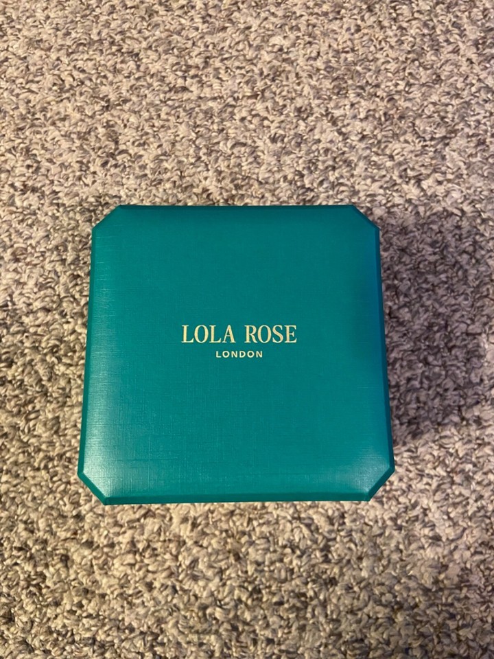 Lola Rose Women's Dainty Watch Genuine Brown Leather Strap Wrist Watch