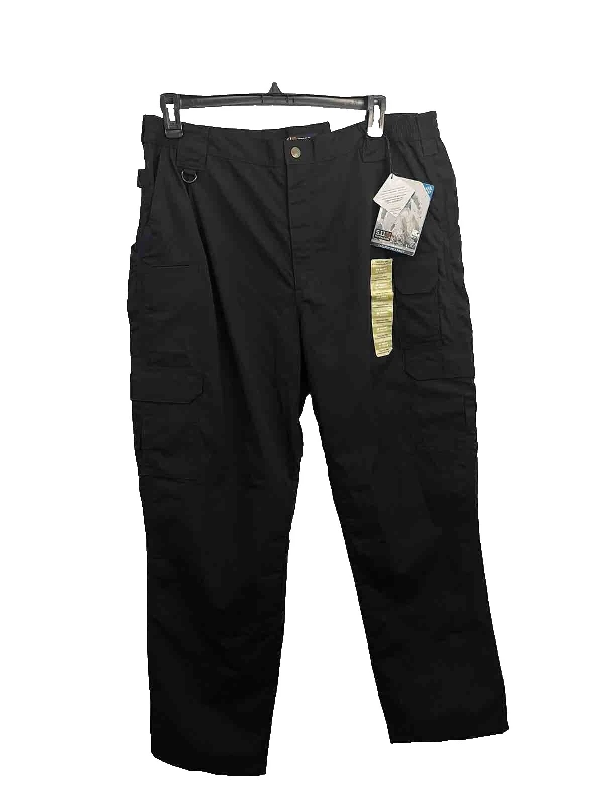 Pantalones de Poliéster Negro 5.11 Tactical para hombres