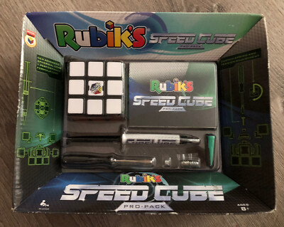 Rubik's Speed Cube Pro Pack Kit By Winning Moves Games *New In Slight Worn Box!*