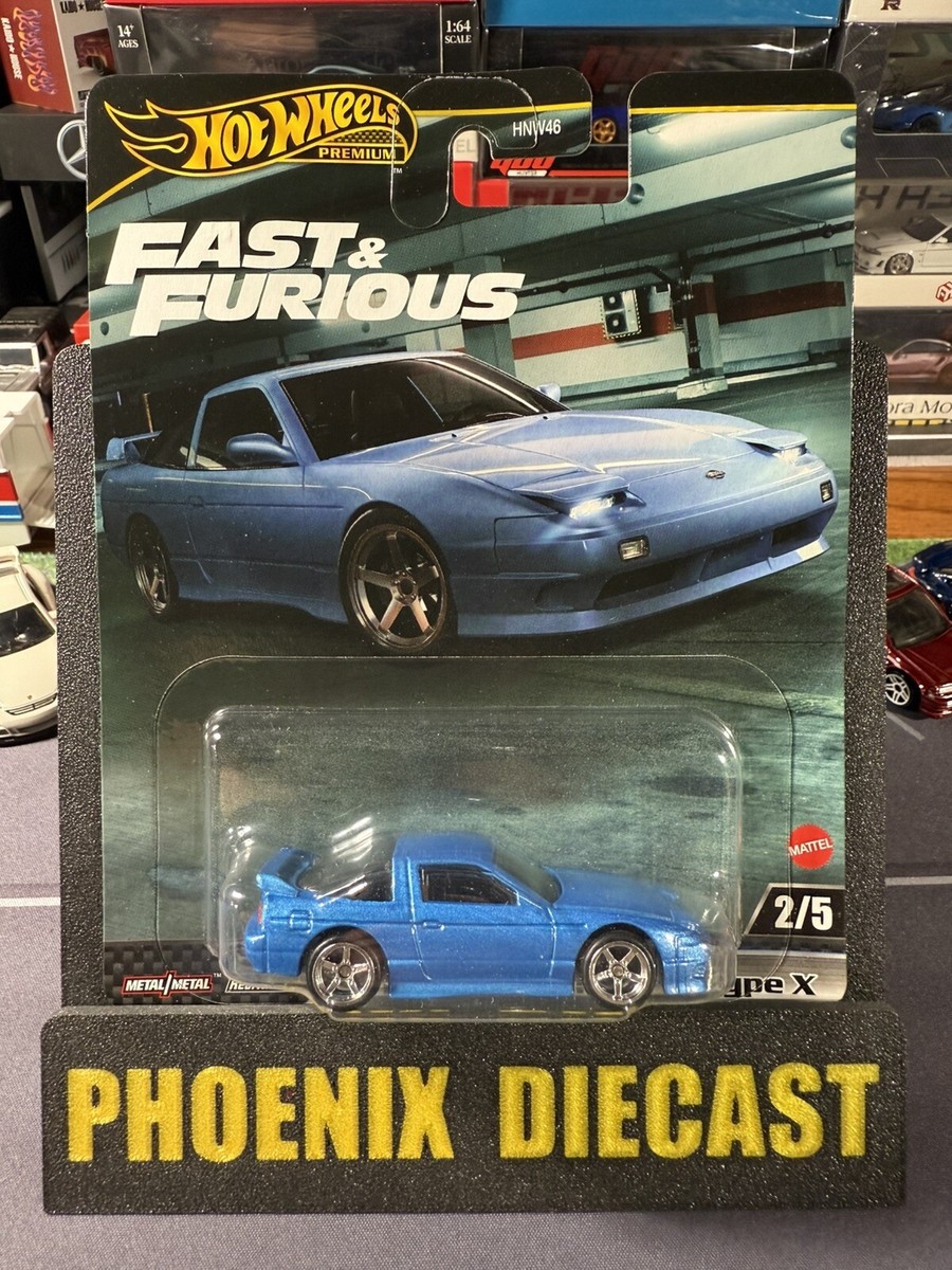 Hot Wheels 1996 Nissan 180SX Type X Fast and Furious HNW46