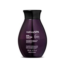 Nativa Spa Merlot Grape Biphasic Moisturizing Deodorant Oil 200ml O Botic rio