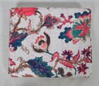 Floral Kantha Quilt Indian Hand Block Print Bedspread Blanket Cotton Throw Gudri