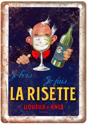 Vintage Liquor Poster Retro Look Reproduction Metal Sign E683