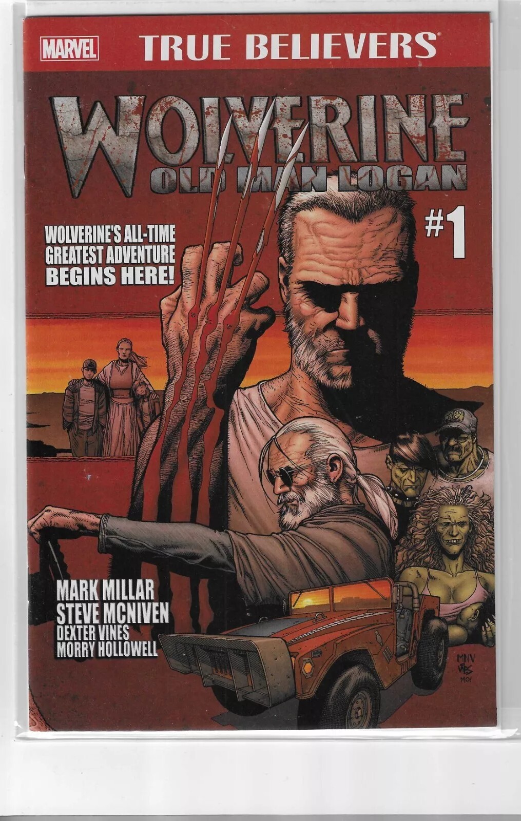 True Believers OLD MAN LOGAN 1 ~ Wolverine #66 ~ Mark Millar McNiven @ 2015