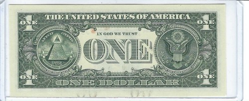 Circulated $1 One Dollar Note Fancy Serial # TRINARY 5 of a Kind 1s J94141111A - Picture 2 of 3