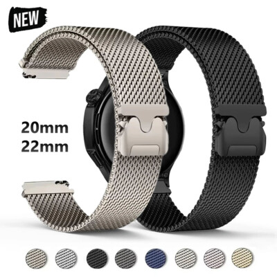 Für Samsung Galaxy Watch 7 FE 6 4 Classic 5 Pro 40/44 43/47mm Milanaise Armband