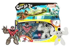 Heroes of Goo Jit Zu Marvel Glow Surge Spider-Verse Super Collider Pack 🆕