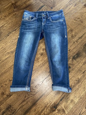 ladies denim capri jeans