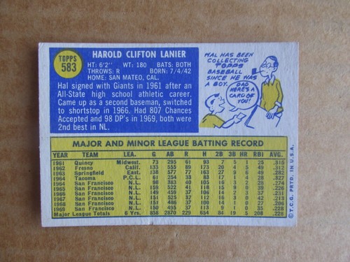 1970 TOPPS BASEBALL HIGH CARD SINGOLI COMPLETA IL TUO SET SCEGLI AGGIORNATO 27/05 - Foto 84 di 323