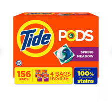 Tide PODS Laundry Detergent Pacs, Spring Meadow, 156 ct. Free Shipping