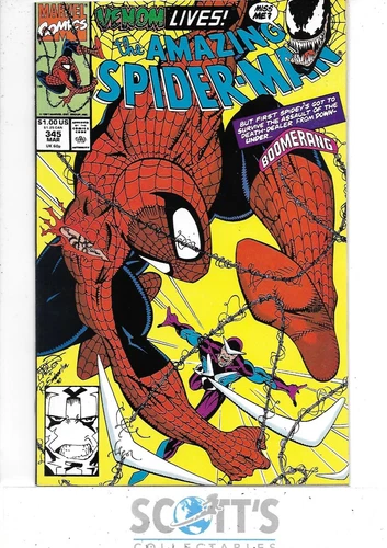 AMAZING SPIDER-MAN  #345  NM-   1ST FULL CLETUS KASADY