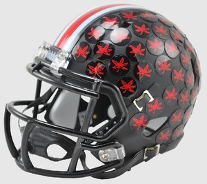 OHIO-STATE-BUCKEYES-NCAA-Riddell-SPEED-Authentic-MINI-Football-Helmet