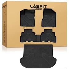 LASFIT Floor Mats for Nissan Murano 2015-2024 Waterproof Protection Cargo Liner
