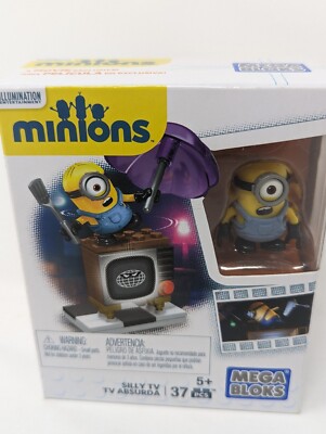 New In Box Mega Bloks Minions Silly TV 