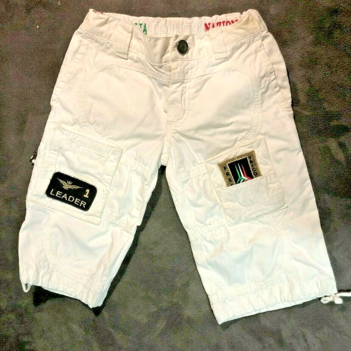 Aeronautica Militare Shorts Militari Donna Pantaloni Cargo Verdi