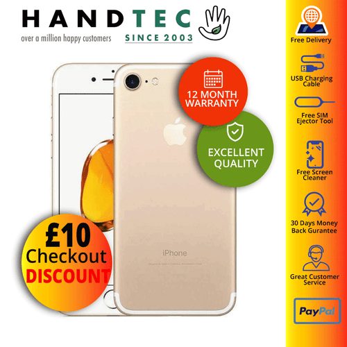 Apple iPhone 7 - 32GB 128GB 256GB Unlocked Variants, 15% EXTRA OFF - EXCELLENT A - Afbeelding 2 van 6