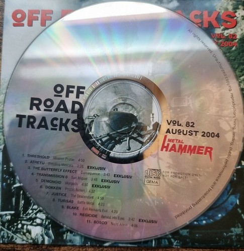 CD Metal Hammer Off Road Track Vol. 82 August 2004 (2004) Threshold, Atreyu - Picture 3 of 3
