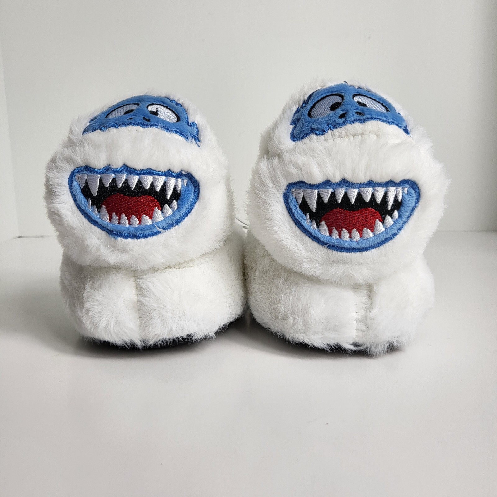 APL Pantofole da pupazzo di neve dal naso rosso Rudolph abominevoli taglia 5 6 Natale bambino