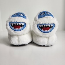 Rudolph Red Nosed Reindeer Slippers Abominable Snowman Sz 5/6 Christmas Toddler