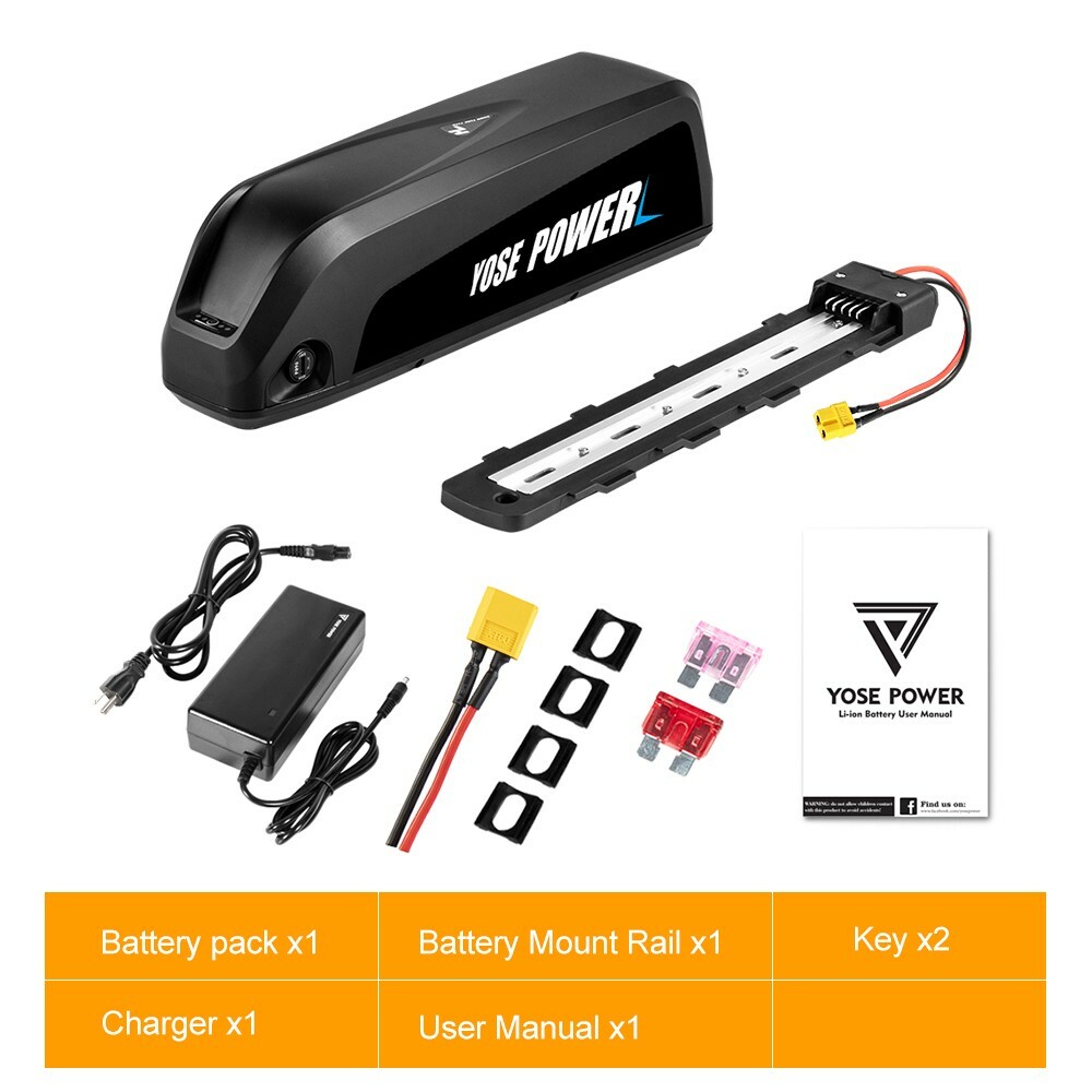 52v 20ah ebike battery pack with downtube case lithium ion battery 52v