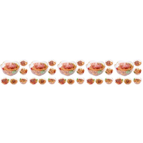 5 Pieces Simulation Food Model Child Artificial Noodle Prop Fake Decor - Zdjęcie 12 z 12