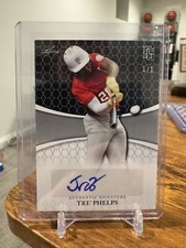 Tre Phelps 2022 Leaf Perfect Game 1st Prospect RC Auto #1/1 Blank Back 🔥📈