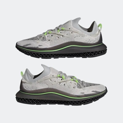 Size 10.5 - Adidas 4D Fusio Grey Signal Green for sale  display picture 1
