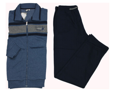 Tuta Felpata Uomo - Taglie Forti 3XL-6XL | Con Zip E Tasche - Foto 8