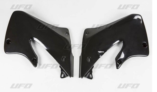 Ouïes de radiateur UFO noires pour moto cross Honda CR 250 de 1997 à 1999
