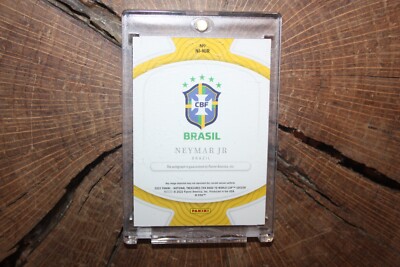 2022 PANINI WORLD CUP NATIONAL TREASURES NEYMAR JR NATIONAL