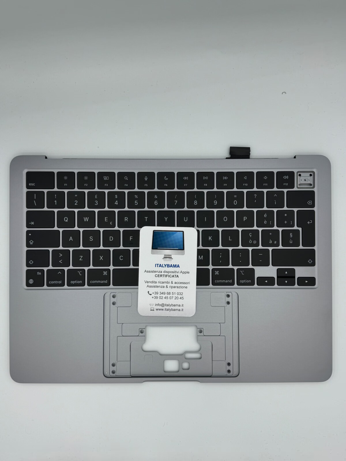  Tastiera Top case scocca Macbook 13" Air M2 A3113 2024 Space Gray Grigio 