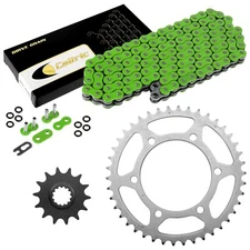 Green O-Ring Drive Chain & Sprockets for Kawasaki Ex300 Ninja 300 Abs Se 13-16