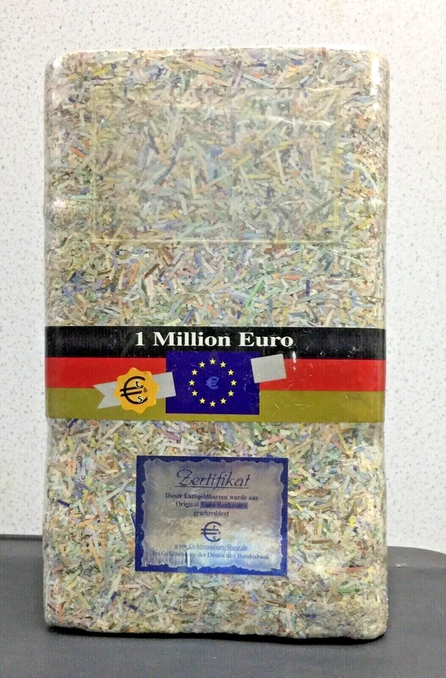 Mazuma *F2085 Germany One Million Euro Shredded Banknote with Original Pack - Image 2 of 4