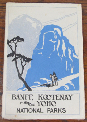 1931 Canada Banff Kootenay and Yoho National Parks  Booklet & Maps Interior Dept