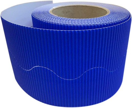Corrugated Scalloped Border Roll: Classroom wall Decoration Display Pack of 2 - Picture 227 of 247